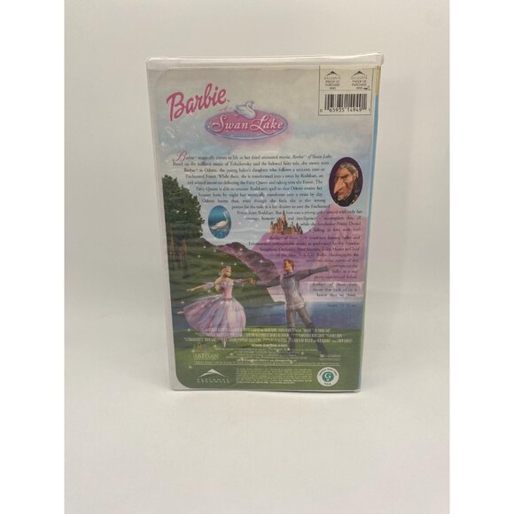 Vintage 2003 Barbie of Swan Lake VHS: Animated Ballet Movie for Collectors - Picture 4 of 5